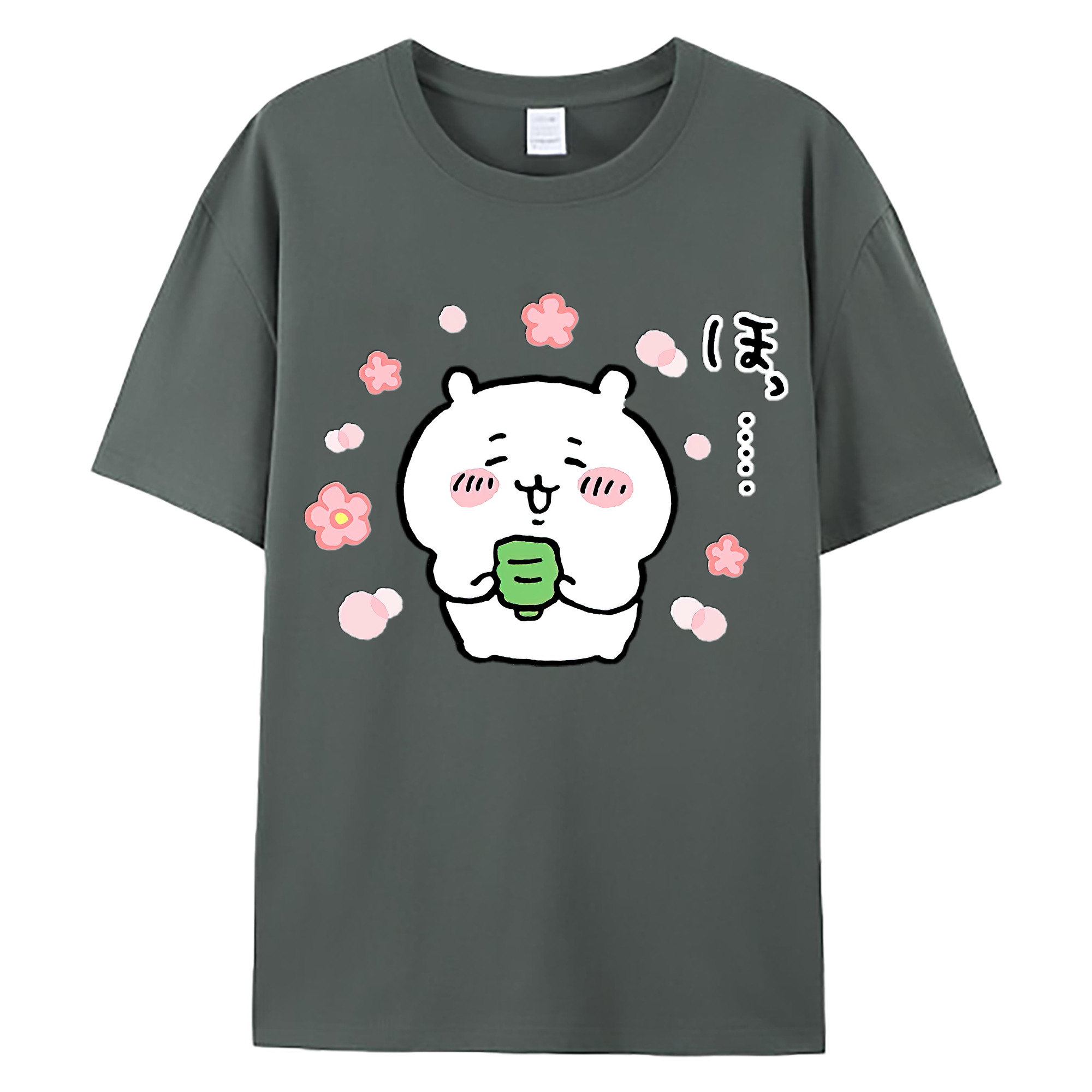 （画像用） ちいかわ ちいかわ Chii-kawa chiikawa 綿100％ メンズ半袖Tシャツ｜肌触りやわらか＆通気性